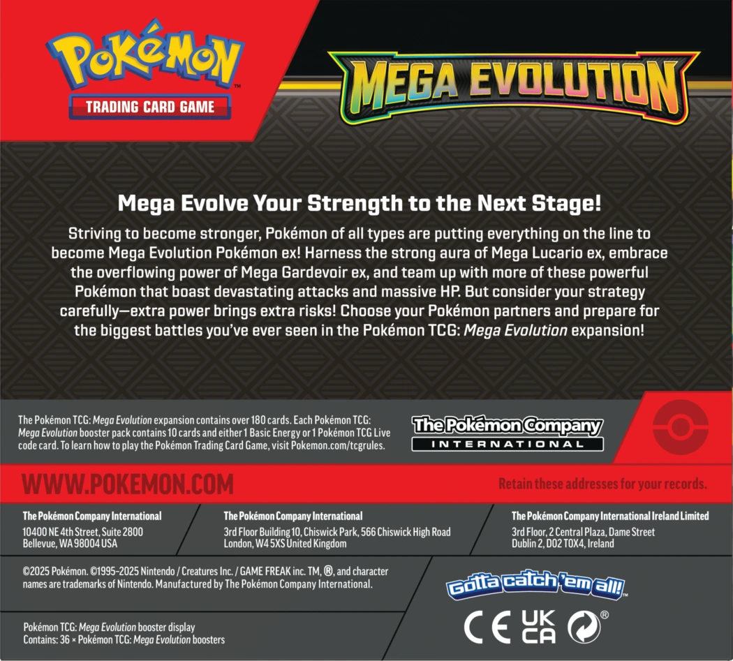 Pokémon TCG: Mega Evolution - Booster Display (36) - obrazek 6