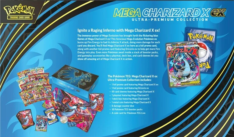 Pokémon TCG: Mega Charizard X ex - Ultra-Premium Collection - obrazek 2