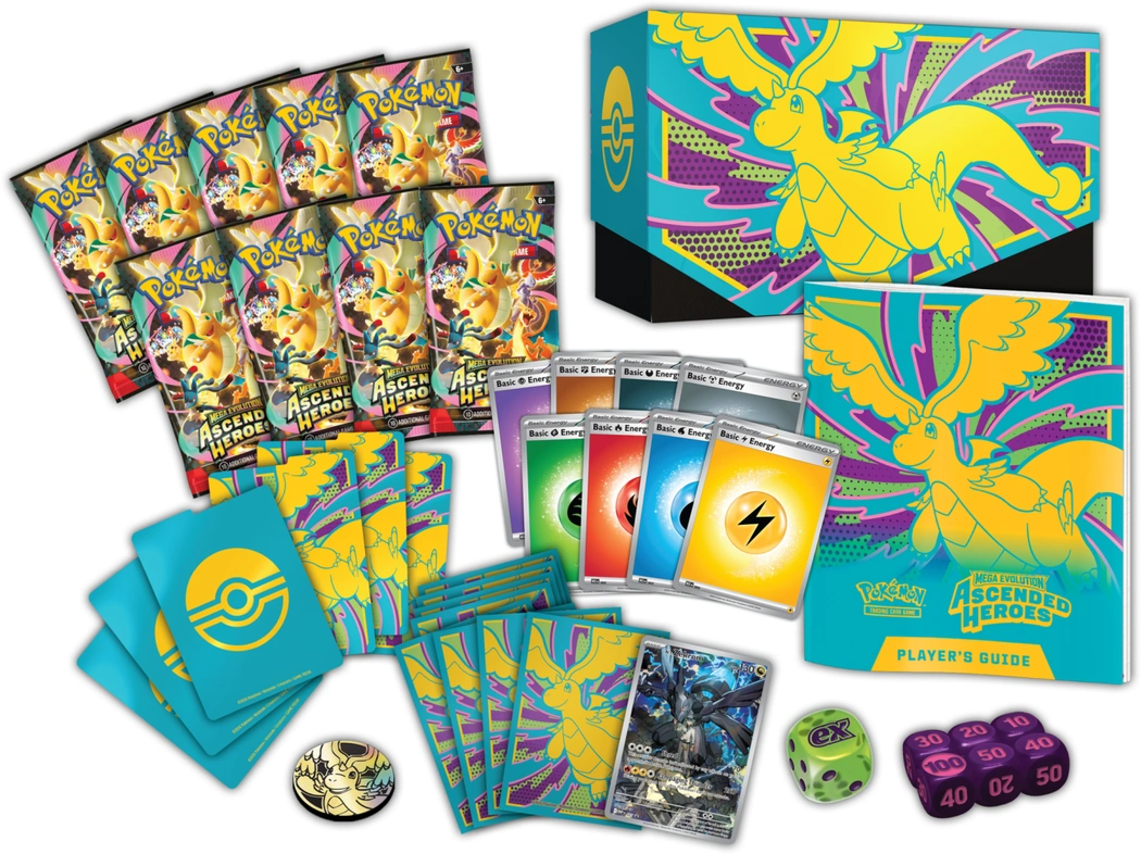 Pokémon TCG: Mega Evolution - Ascended Heroes - Elite Trainer Box - Dragonite - obrazek 4