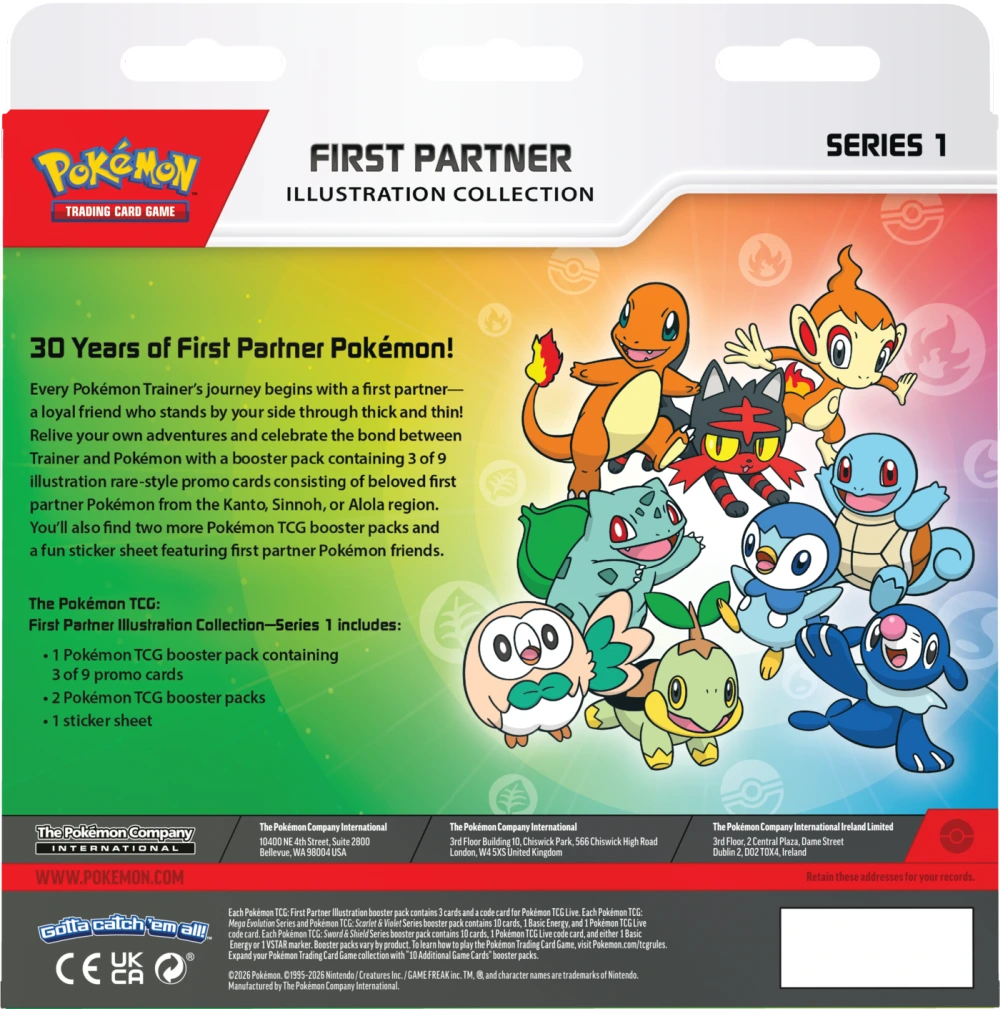 Pokémon TCG: First Partner - Illustration Collection - Series 1 - obrazek 3