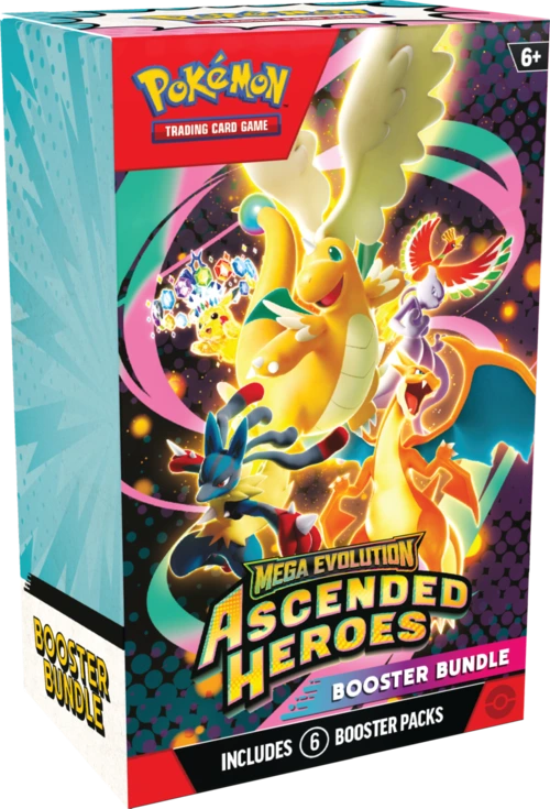 Pokemon TCG: Mega Evolution - Ascended Heroes - Booster Bundle - obrazek 2