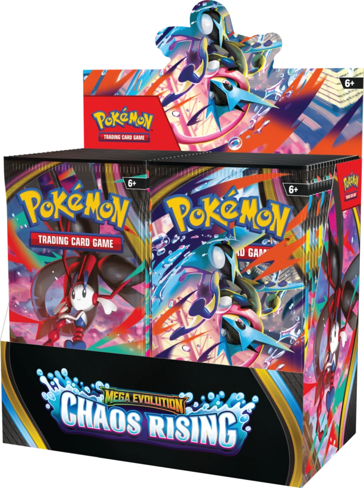 Pokemon TCG: Mega Evolution - Chaos Rising - Booster Display