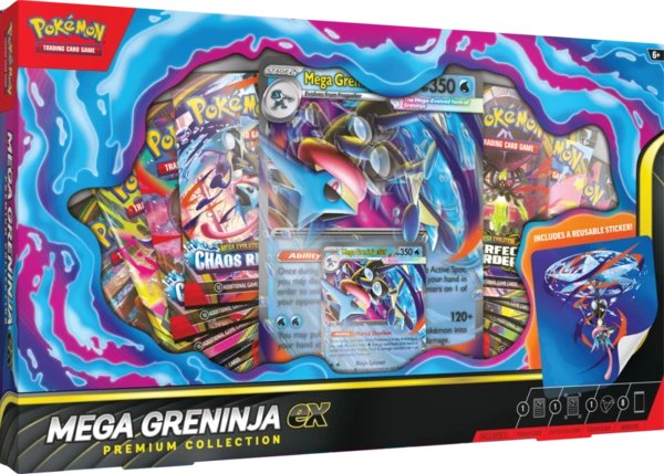 Pokémon TCG: Mega Greninja ex Premium Collection - obrazek 3