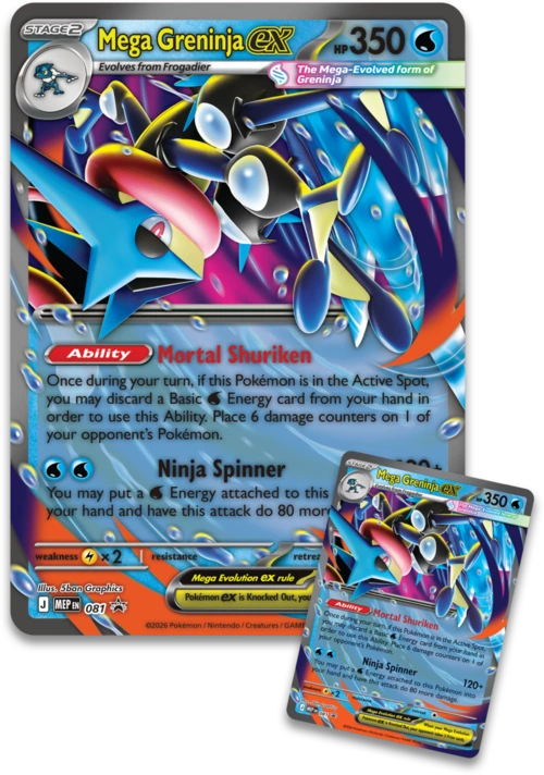 Pokémon TCG: Mega Greninja ex Premium Collection - obrazek 5