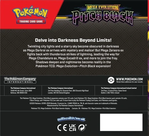 Pokémon TCG: Mega Evolution - Pitch Black - Booster Display - obrazek 3