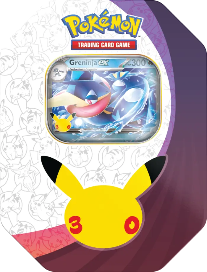 Pokémon TCG: 30th Celebration - Tin - Greninja ex