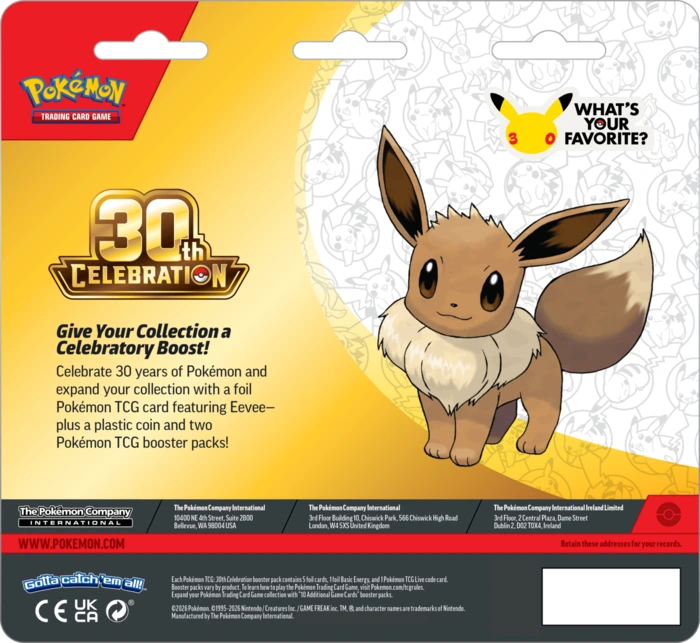 Pokémon TCG: 30th Celebration - 2-Pack - obrazek 2