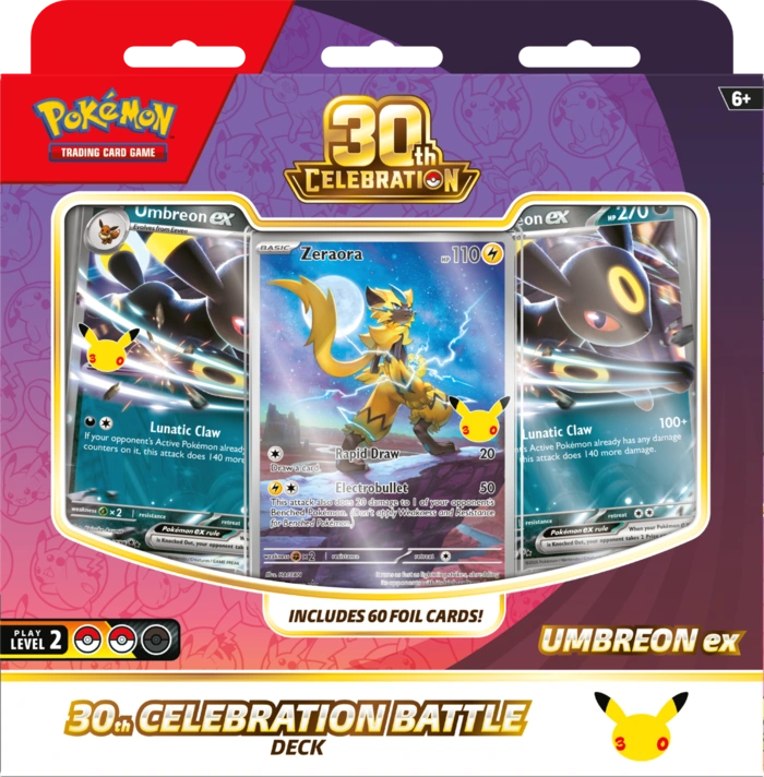 Pokémon TCG: 30th Celebration - Battle Deck - Umbreon ex PREORDER ! - obrazek 2