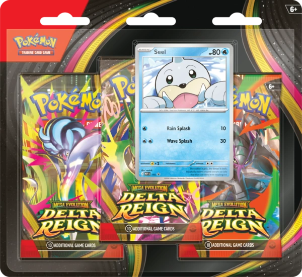 Pokémon TCG: Mega Evolution - Delta Reign - 3-Pack Blister PREORDER !